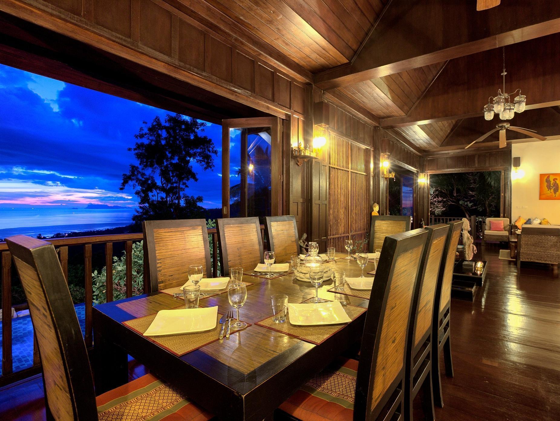 Villa Thai Teak - Panoramic Sea&Sunset Views Koh Samui Esterno foto