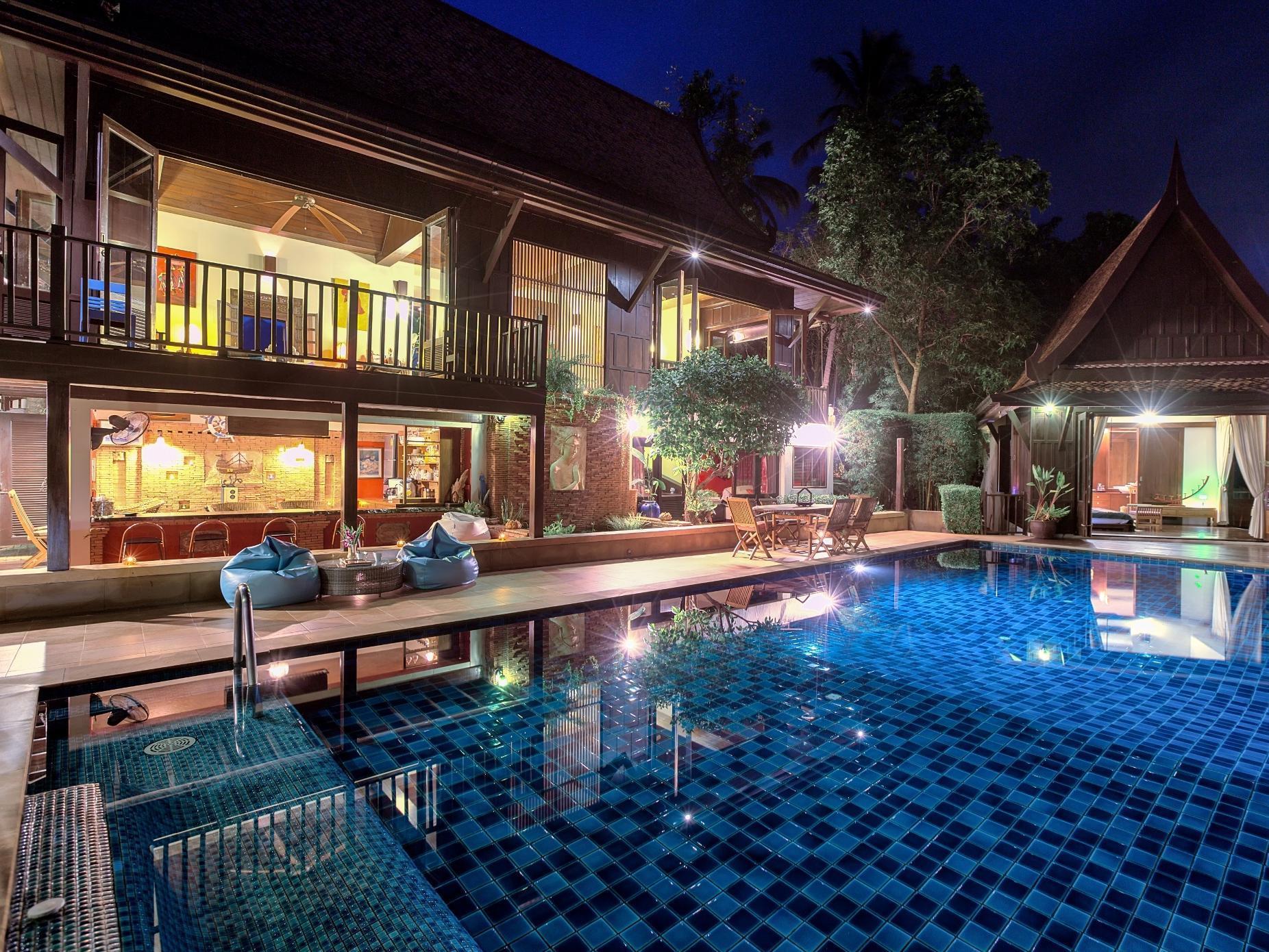 Villa Thai Teak - Panoramic Sea&Sunset Views Koh Samui Esterno foto